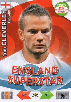 2013 Panini Adrenalyn XL Road to 2014 FIFA World Cup Brazil #66 Tom Cleverley Front