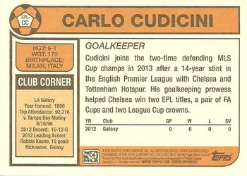 2013 Topps MLS - 1978 English Footballer #EPL-CC Carlo Cudicini Back