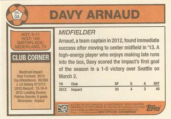 2013 Topps MLS - 1978 English Footballer #EPL-DA Davy Arnaud Back