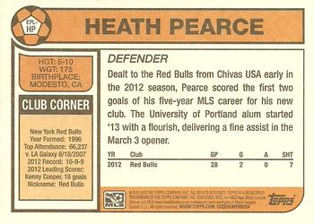 2013 Topps MLS - 1978 English Footballer #EPL-HP Heath Pearce Back