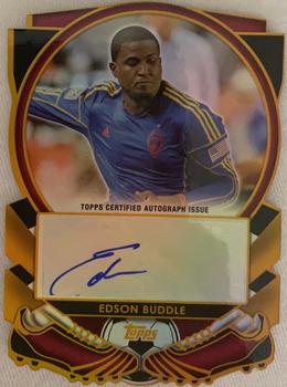 2013 Topps MLS - Golden Boot Die Cut Autographs #GBA-EB Edson Buddle Front