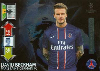 2012-13 Panini Adrenalyn XL UEFA Champions League Update Edition - Limited Editions #NNO David Beckham Front