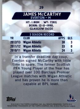2013-14 Topps Premier Gold #29 James McCarthy Back