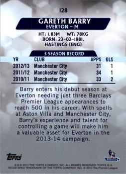 2013-14 Topps Premier Gold #128 Gareth Barry Back