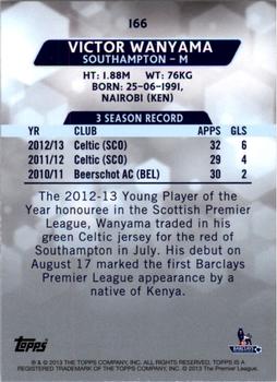 2013-14 Topps Premier Gold #166 Victor Wanyama Back