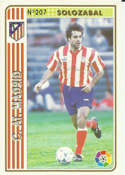 1994-95 Mundicromo Sport Las Fichas de La Liga #207 Solozabal Front