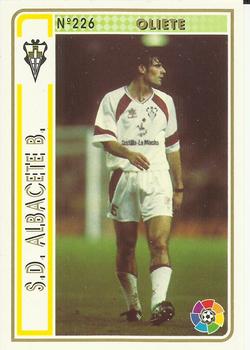 1994-95 Mundicromo Sport Las Fichas de La Liga #226 Oliete Front