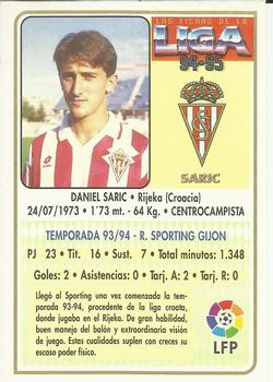 1994-95 Mundicromo Sport Las Fichas de La Liga #249 Saric Back