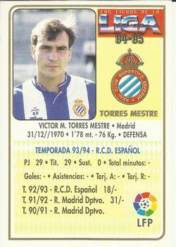 1994-95 Mundicromo Sport Las Fichas de La Liga #312 Torres Mestre Back