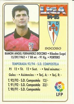1994-95 Mundicromo Sport Las Fichas de La Liga #347 Docobo Back
