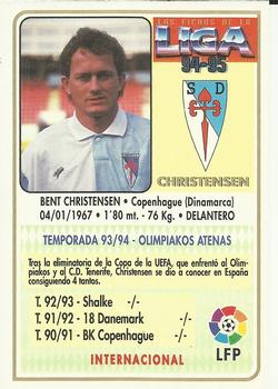 1994-95 Mundicromo Sport Las Fichas de La Liga #360 Christensen Back