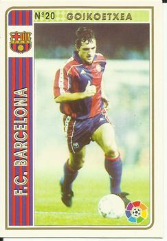 1994-95 Mundicromo Sport Las Fichas de La Liga #20 Goikoetxea Front