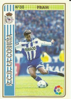 1994-95 Mundicromo Sport Las Fichas de La Liga #30 Fran Front