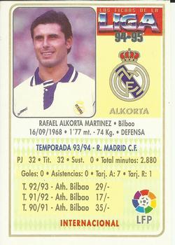 1994-95 Mundicromo Sport Las Fichas de La Liga #62 Alkorta Back