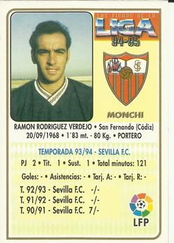 1994-95 Mundicromo Sport Las Fichas de La Liga #95 Monchi Back