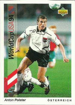 1993 Upper Deck World Cup Preview (Spanish/Italian) #6 Anton Polster Front