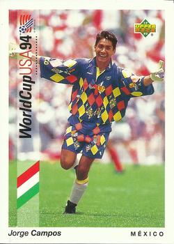 1993 Upper Deck World Cup Preview (Spanish/Italian) #17 Jorge Campos Front