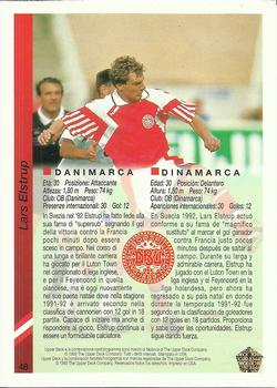 1993 Upper Deck World Cup Preview (Spanish/Italian) #48 Lars Elstrup Back