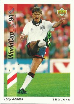 1993 Upper Deck World Cup Preview (Spanish/Italian) #52 Tony Adams Front