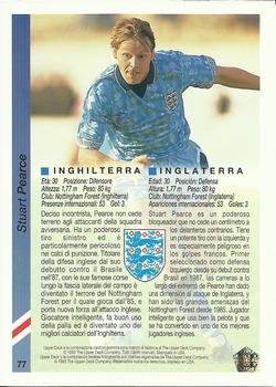 1993 Upper Deck World Cup Preview (Spanish/Italian) #77 Stuart Pearce Back