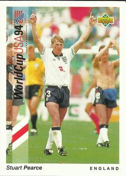 1993 Upper Deck World Cup Preview (Spanish/Italian) #77 Stuart Pearce Front