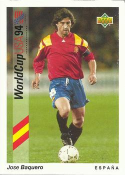 1993 Upper Deck World Cup Preview (Spanish/Italian) #97 Jose Baquero Front