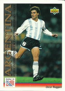 1993 Upper Deck World Cup Preview (Spanish/Italian) #116 Oscar Ruggeri Front