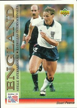 1993 Upper Deck World Cup Preview (Spanish/Italian) #118 Stuart Pearce Front