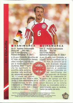 1993 Upper Deck World Cup Preview (Spanish/Italian) #149 Kim Christofte Back