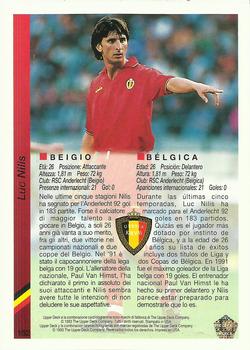 1993 Upper Deck World Cup Preview (Spanish/Italian) #152 Luc Nilis Back