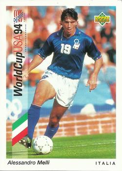 1993 Upper Deck World Cup Preview (Spanish/Italian) #158 Alessandro Melli Front