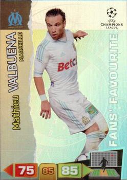 2011-12 Panini Adrenalyn XL UEFA Champions League - Fans' Favourites #NNO Mathieu Valbuena Front