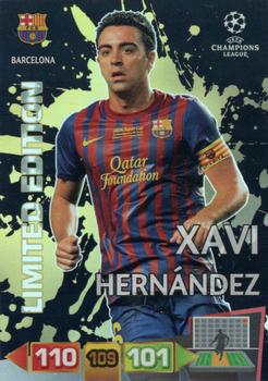 2011-12 Panini Adrenalyn XL UEFA Champions League - Limited Editions #NNO Xavi Hernandez Front