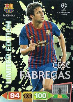 2011-12 Panini Adrenalyn XL UEFA Champions League - Limited Editions #NNO Cesc Fabregas Front