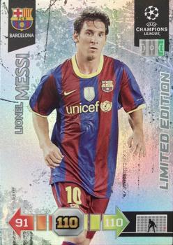2010-11 Panini Adrenalyn XL UEFA Champions League - Limited Editions #NNO Lionel Messi Front