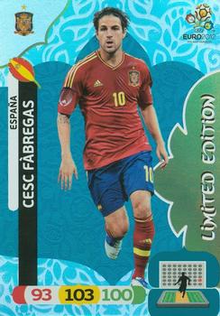 2012 Panini Adrenalyn XL Euro - Limited Editions #NNO Cesc Fabregas Front