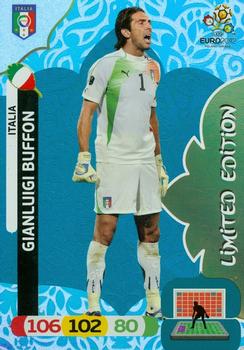 2012 Panini Adrenalyn XL Euro - Limited Editions #NNO Gianluigi Buffon Front
