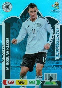 2012 Panini Adrenalyn XL Euro - Fans' Favourites #NNO Miroslav Klose Front