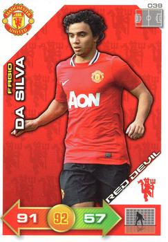 2011-12 Panini Adrenalyn XL Manchester United #39 Fabio da Silva Front