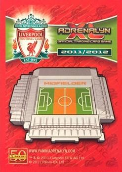 2011-12 Panini Adrenalyn XL Liverpool #15 Steven Gerrard Back