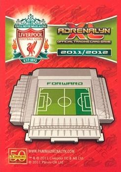 2011-12 Panini Adrenalyn XL Liverpool #93 Andy Carroll Back