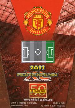 2010-11 Panini Adrenalyn XL Manchester United #25 Michael Owen Back
