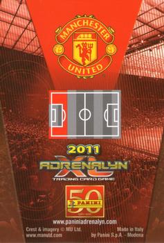 2010-11 Panini Adrenalyn XL Manchester United #92 Jonny Evans Back