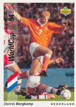 1993 Upper Deck World Cup Preview (English/German) #39 Dennis Bergkamp Front