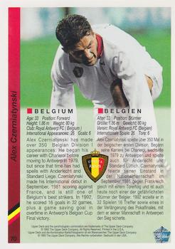 1993 Upper Deck World Cup Preview (English/German) #70 Alex Czerniatynski Back