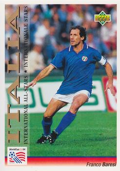 1993 Upper Deck World Cup Preview (English/German) #115 Franco Baresi Front