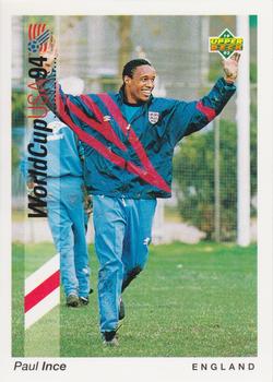 1993 Upper Deck World Cup Preview (English/German) #184 Paul Ince Front