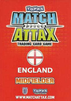 2010 Topps Match Attax England 2010 #NNO Frank Lampard Back