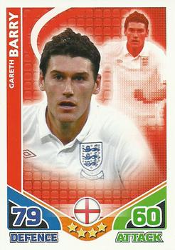2010 Topps Match Attax England 2010 #NNO Gareth Barry Front