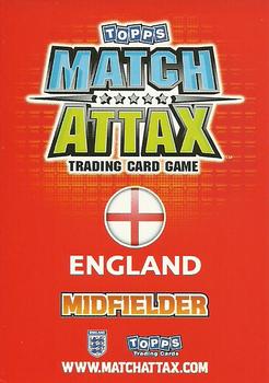 2010 Topps Match Attax England 2010 #NNO Michael Carrick Back